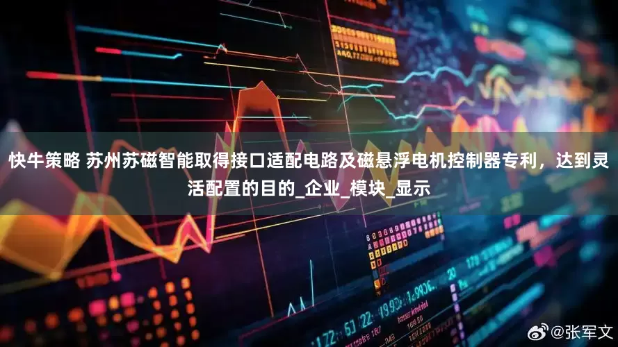 快牛策略 苏州苏磁智能取得接口适配电路及磁悬浮电机控制器专利，达到灵活配置的目的_企业_模块_显示