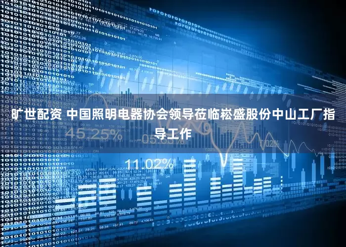 旷世配资 中国照明电器协会领导莅临崧盛股份中山工厂指导工作