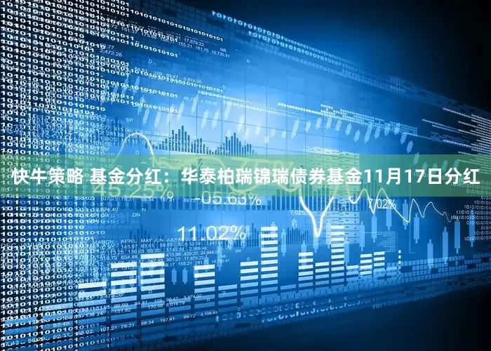 快牛策略 基金分红：华泰柏瑞锦瑞债券基金11月17日分红